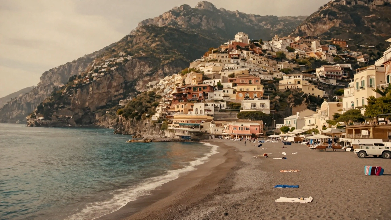 A quiet Amalfi Coast village during the autumn shoulder season