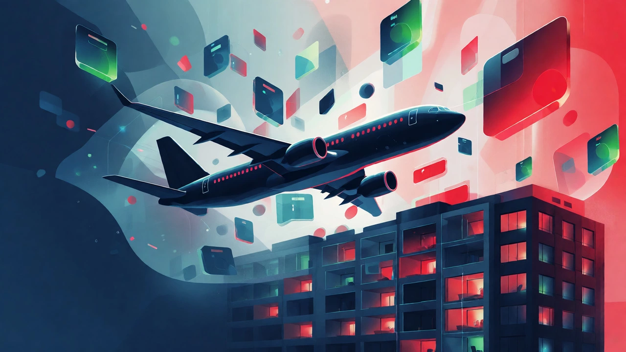 Abstract visualization of dynamic travel pricing algorithms